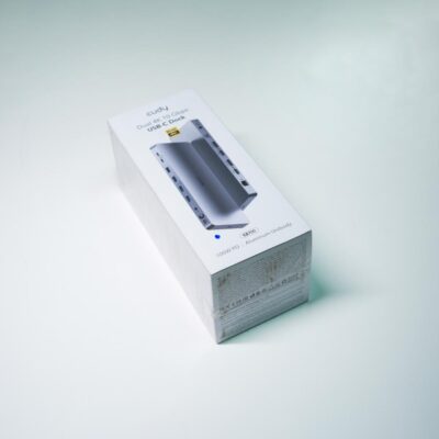 Cudy CS700 13-in-1 USB-C Hub – Dual USB-C ports, 10Gbps high-speed data transfer.