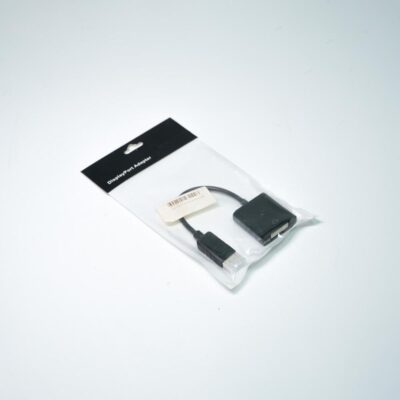 DisplayPort to DVI Adapter (24+5) – Adapter cable for connecting DisplayPort devices.