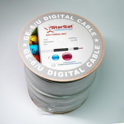 StarSat Cable 300 Yard – Durable coaxial cable for satellite connections.